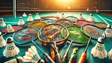 Badminton Rackets of the professional players
