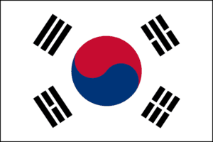 Rackets of professional badminton players from Korea
